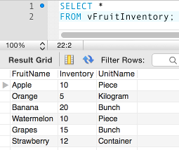 MySQL Views 2