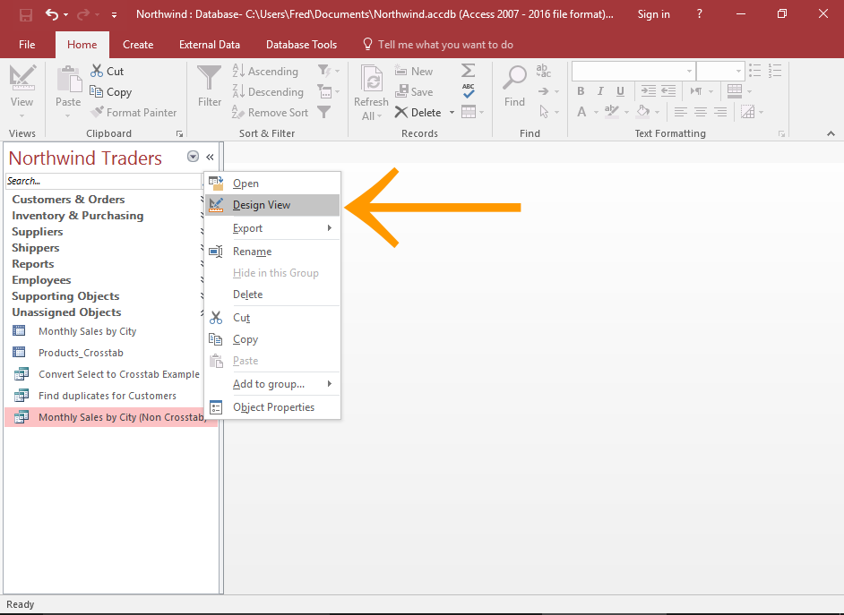 How to Convert a Normal Query to a Crosstab Query in Access