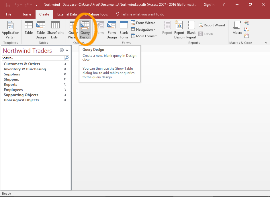 How to Create a Crosstab Query in Design View in Access