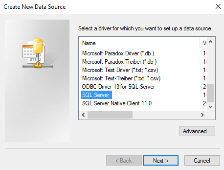How to Link an Access Database to SQL Server in Access 2016