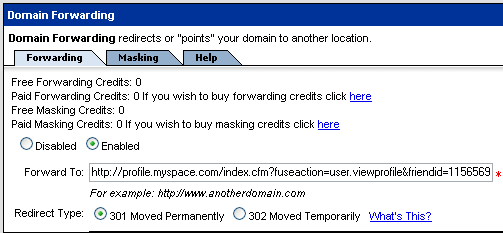 Domain Forwarding