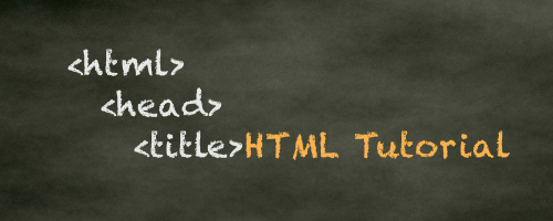 HTML tutorial